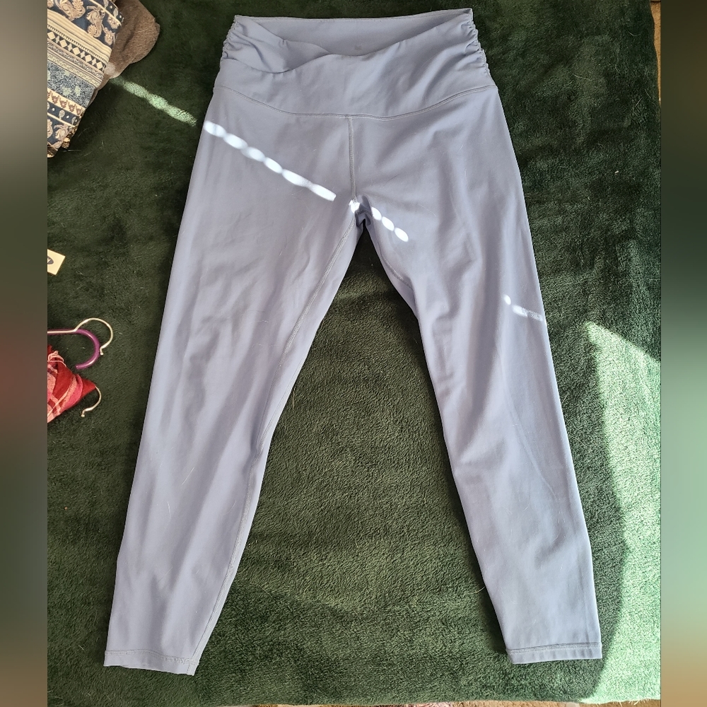 Light blue crossover legging